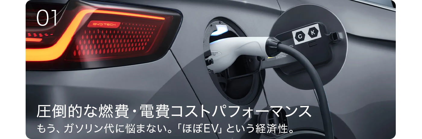 圧倒的な燃費・電費コストパフォーマンス